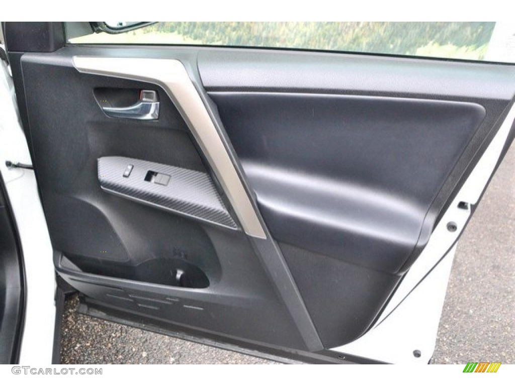 2015 RAV4 Limited AWD - Blizzard Pearl / Black photo #26