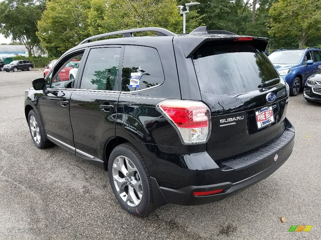 2018 Forester 2.5i Touring - Crystal Black Silica / Brown photo #4