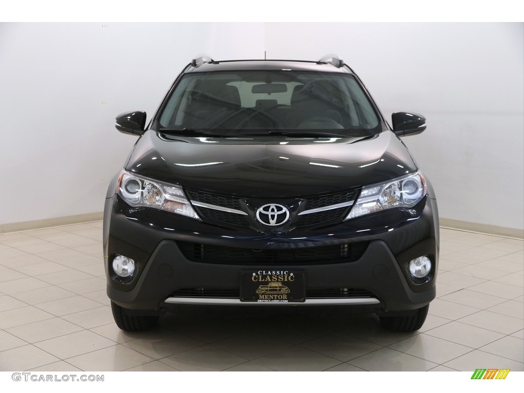 2014 RAV4 XLE AWD - Black / Black photo #2