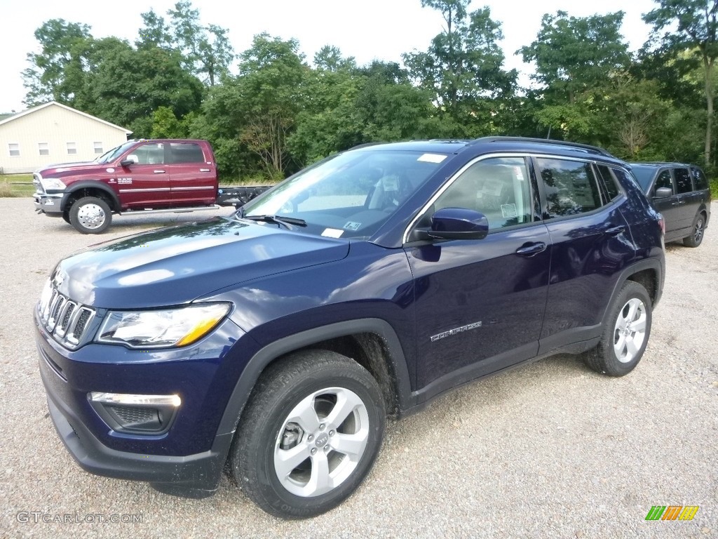 2018 Compass Latitude 4x4 - Jazz Blue Pearl / Black photo #1