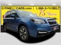 2018 Quartz Blue Pearl Subaru Forester 2.5i Premium  photo #1