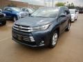 Shoreline Blue Pearl 2017 Toyota Highlander Limited AWD