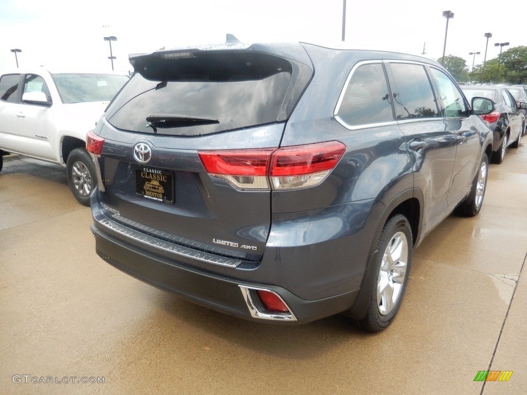 2017 Highlander Limited AWD - Shoreline Blue Pearl / Ash photo #2