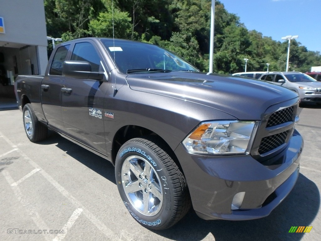 2017 1500 Express Quad Cab 4x4 - Granite Crystal Metallic / Black/Diesel Gray photo #2