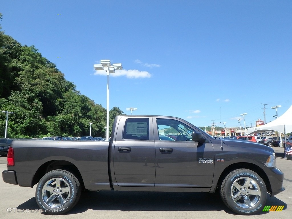 2017 1500 Express Quad Cab 4x4 - Granite Crystal Metallic / Black/Diesel Gray photo #3