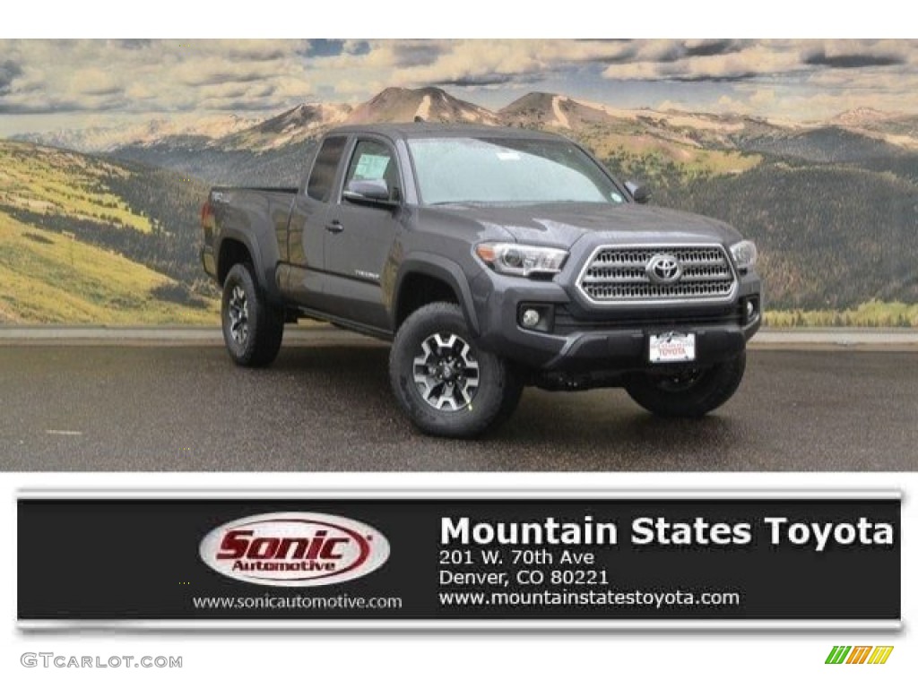 2017 Tacoma TRD Off Road Access Cab 4x4 - Magnetic Gray Metallic / TRD Graphite photo #1