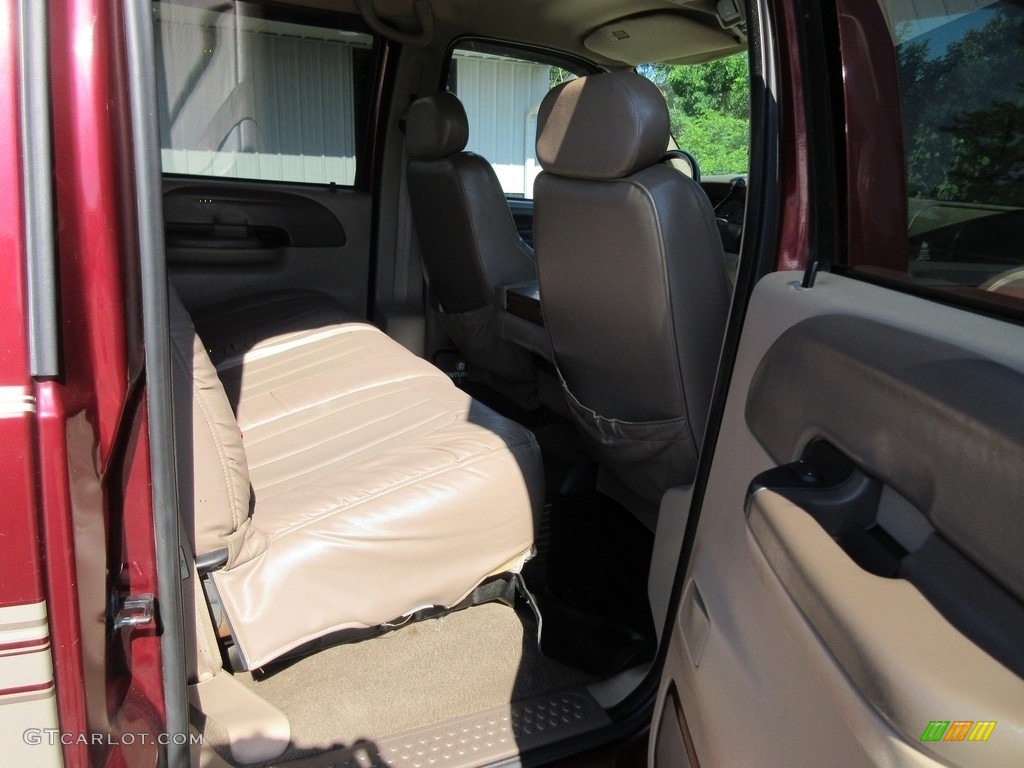 1999 F350 Super Duty XLT Crew Cab Dually - Dark Toreador Red Metallic / Medium Prairie Tan photo #18