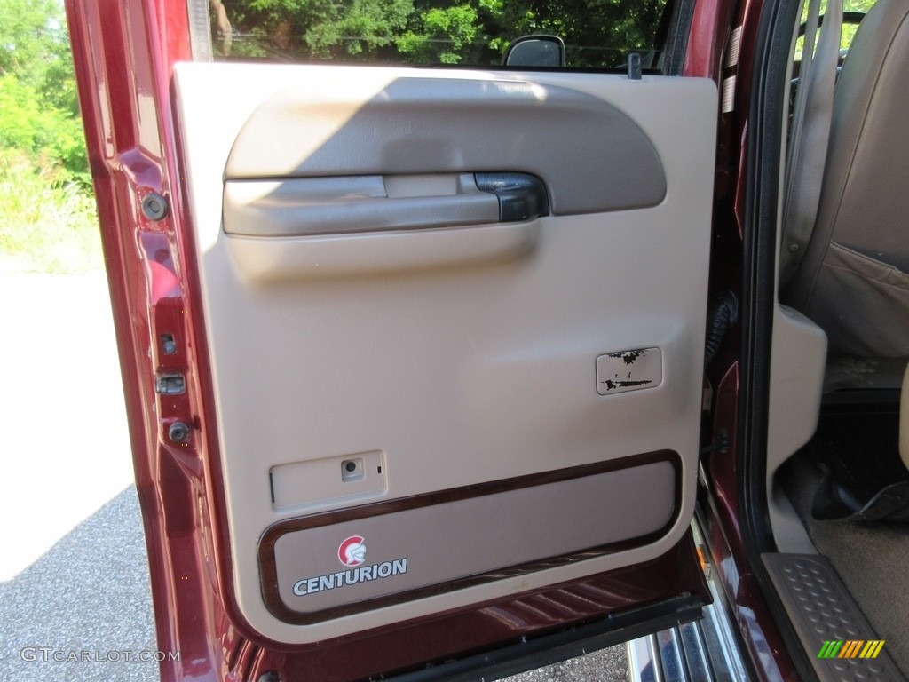1999 F350 Super Duty XLT Crew Cab Dually - Dark Toreador Red Metallic / Medium Prairie Tan photo #21