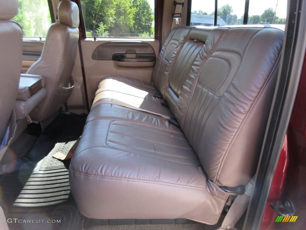 1999 F350 Super Duty XLT Crew Cab Dually - Dark Toreador Red Metallic / Medium Prairie Tan photo #23