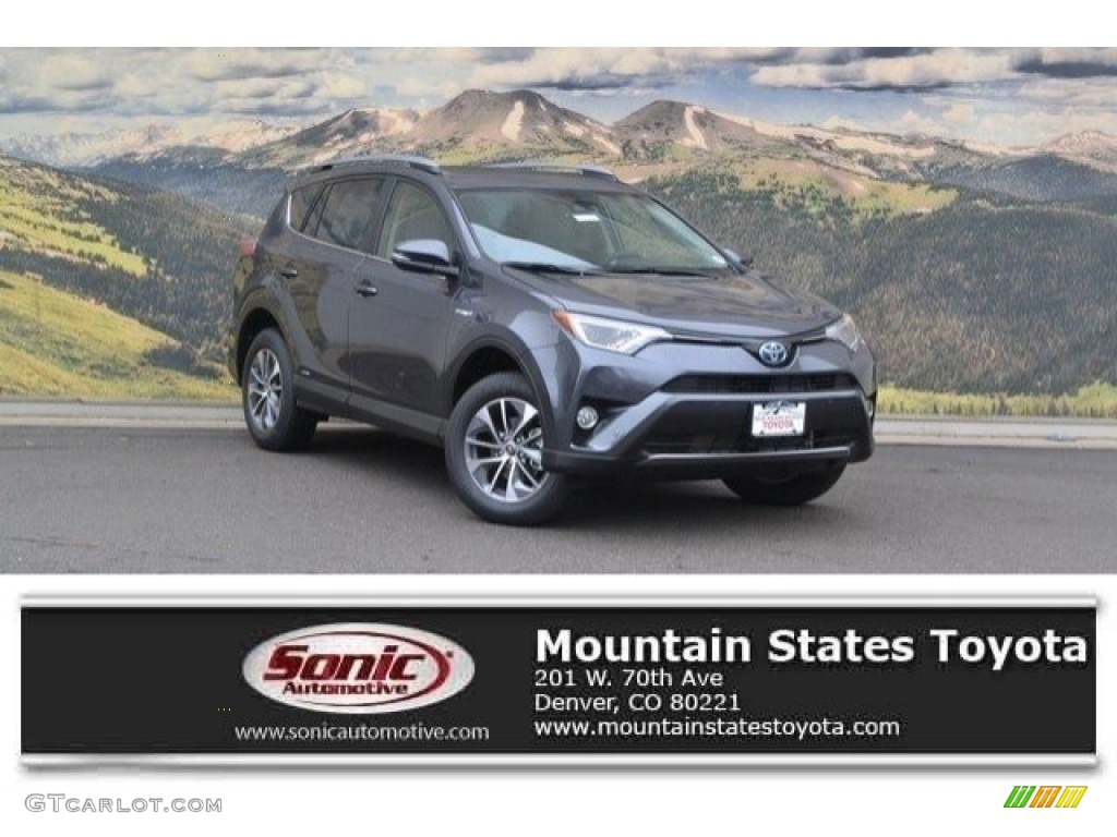 2017 RAV4 XLE AWD Hybrid - Magnetic Gray Metallic / Ash photo #1