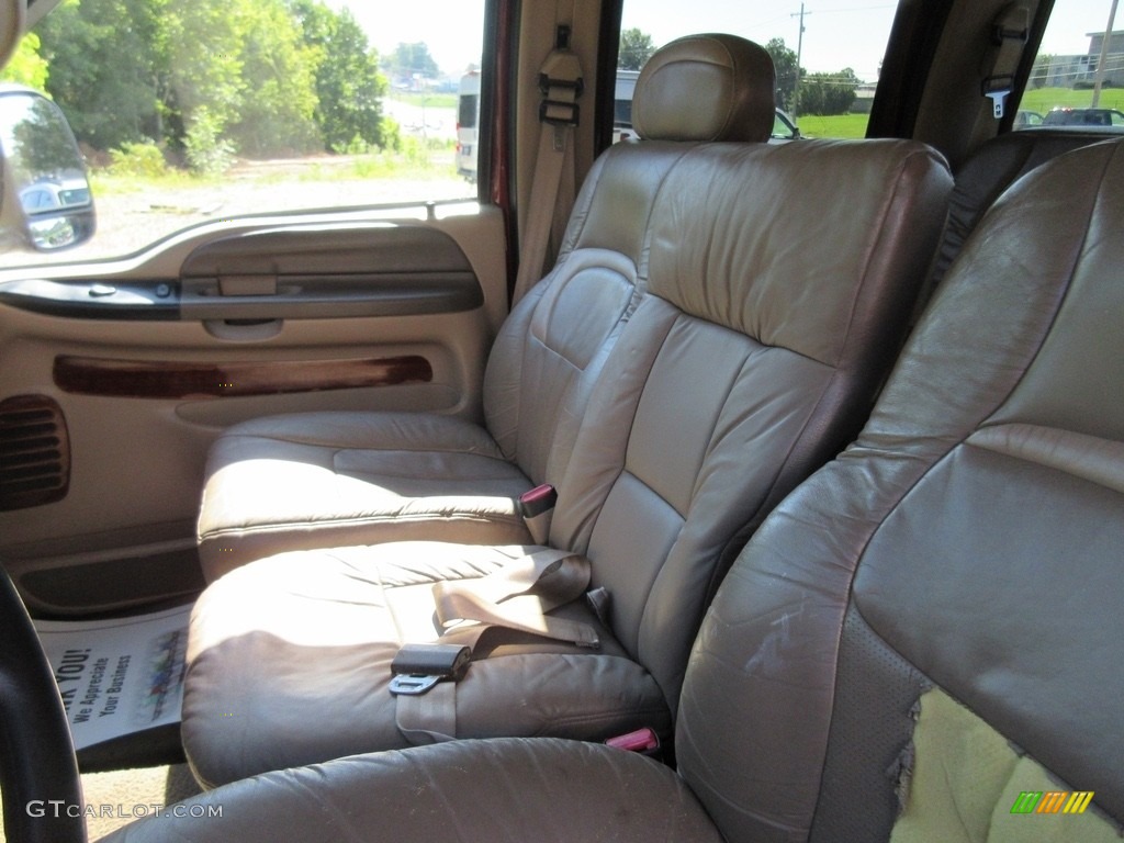 1999 F350 Super Duty XLT Crew Cab Dually - Dark Toreador Red Metallic / Medium Prairie Tan photo #37