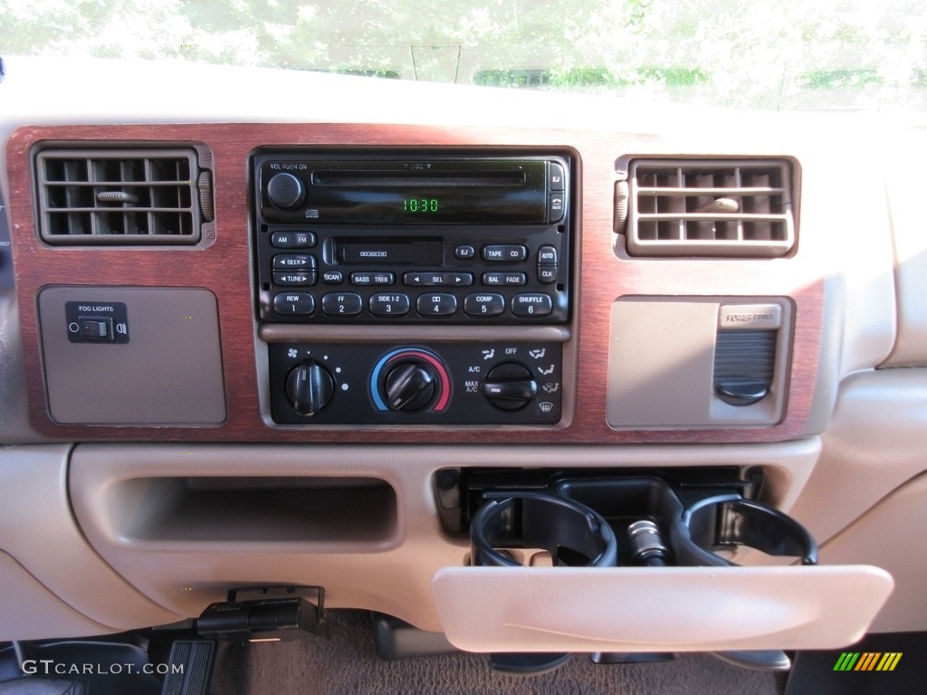 1999 F350 Super Duty XLT Crew Cab Dually - Dark Toreador Red Metallic / Medium Prairie Tan photo #41