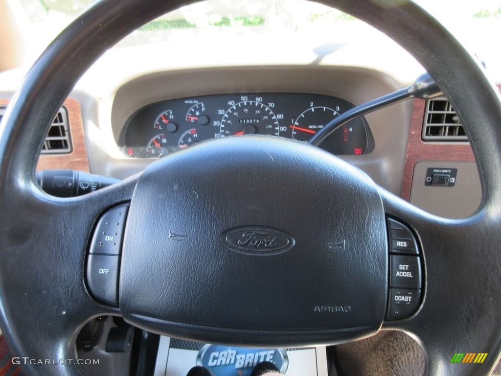 1999 F350 Super Duty XLT Crew Cab Dually - Dark Toreador Red Metallic / Medium Prairie Tan photo #44