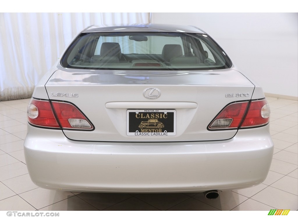 2003 ES 300 - Millennium Silver Metallic / Light Charcoal photo #21