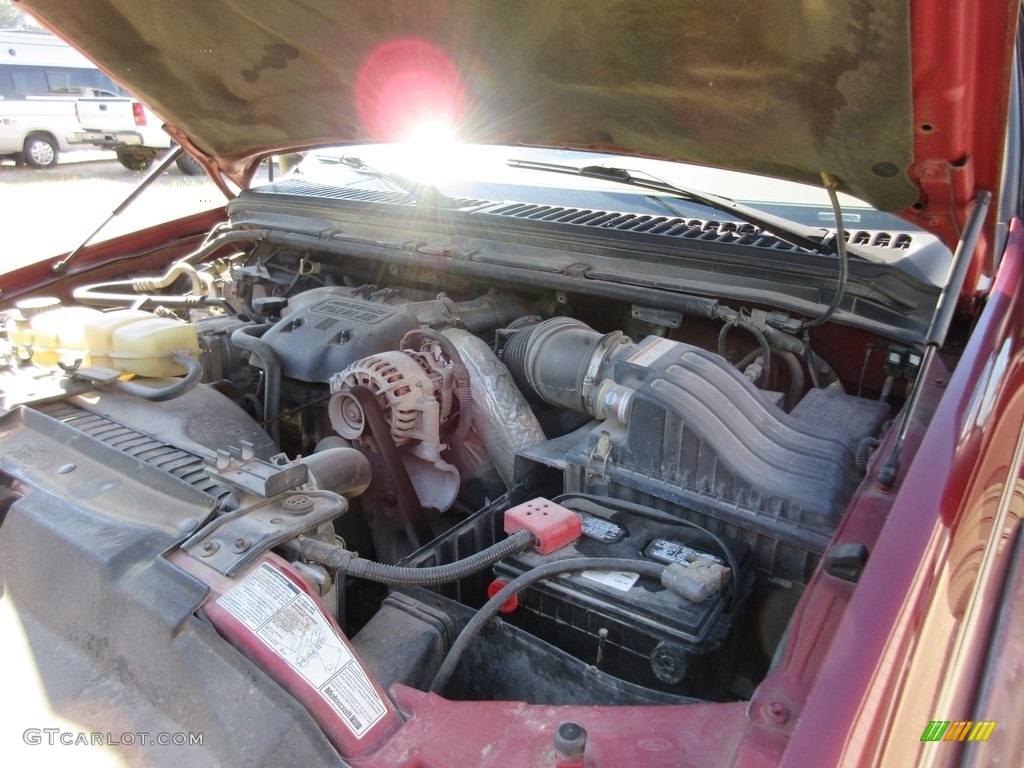 1999 F350 Super Duty XLT Crew Cab Dually - Dark Toreador Red Metallic / Medium Prairie Tan photo #52