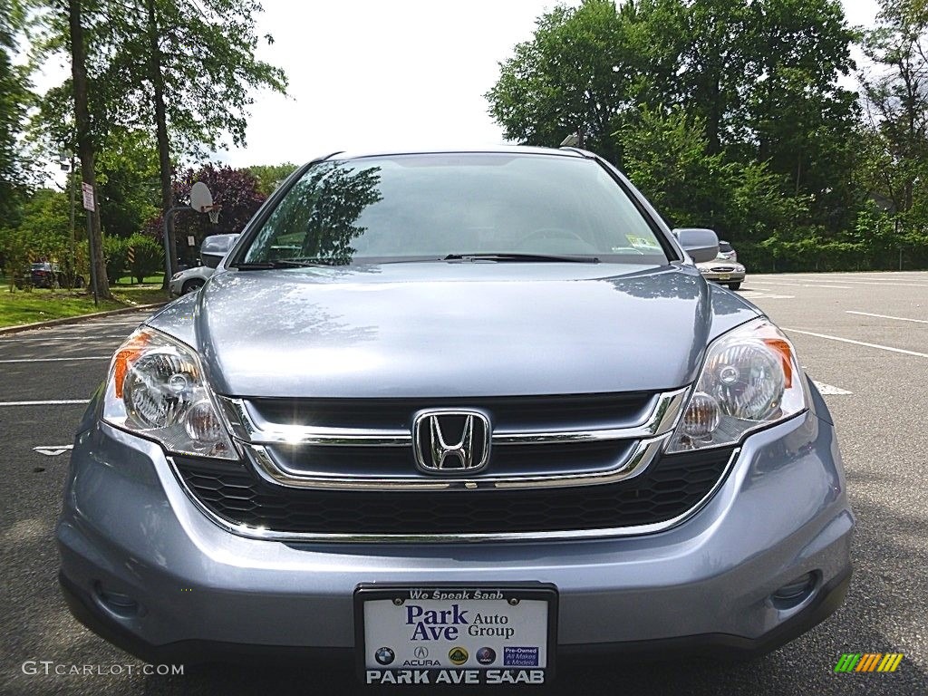 2011 CR-V EX-L 4WD - Glacier Blue Metallic / Gray photo #9