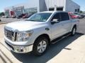 2017 Brilliant Silver Nissan Titan SV Crew Cab 4x4  photo #8