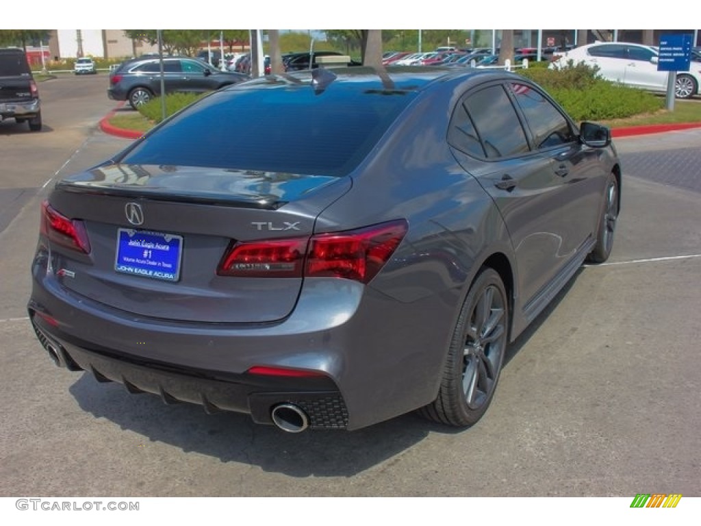 2018 TLX V6 A-Spec Sedan - Modern Steel Metallic / Ebony photo #7