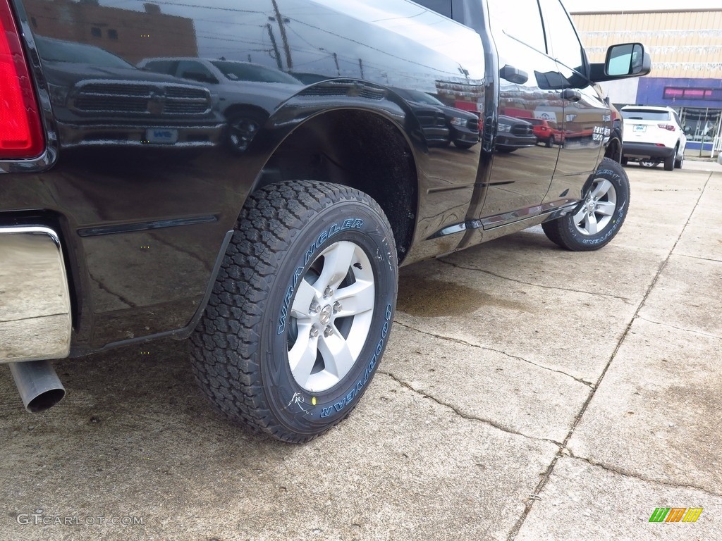 2017 1500 Tradesman Crew Cab 4x4 - Brilliant Black Crystal Pearl / Black/Diesel Gray photo #16