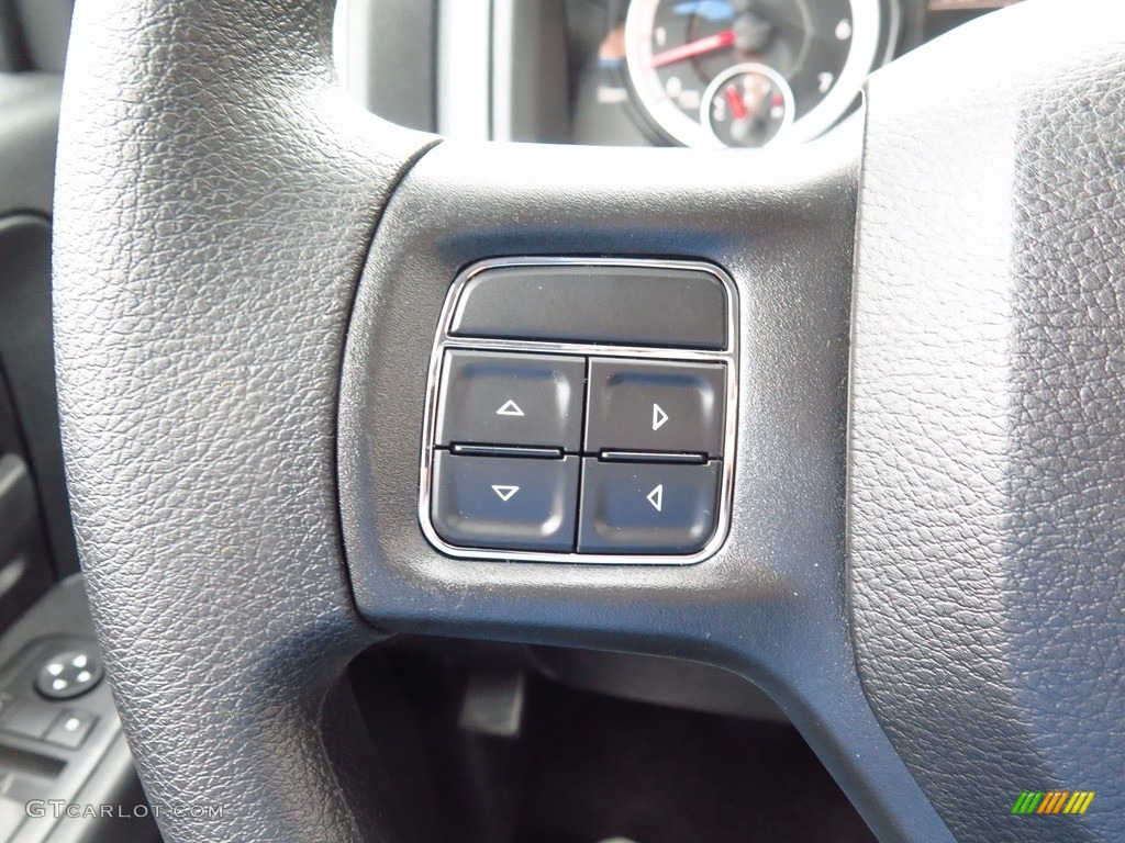 2017 1500 Tradesman Crew Cab 4x4 - Brilliant Black Crystal Pearl / Black/Diesel Gray photo #19