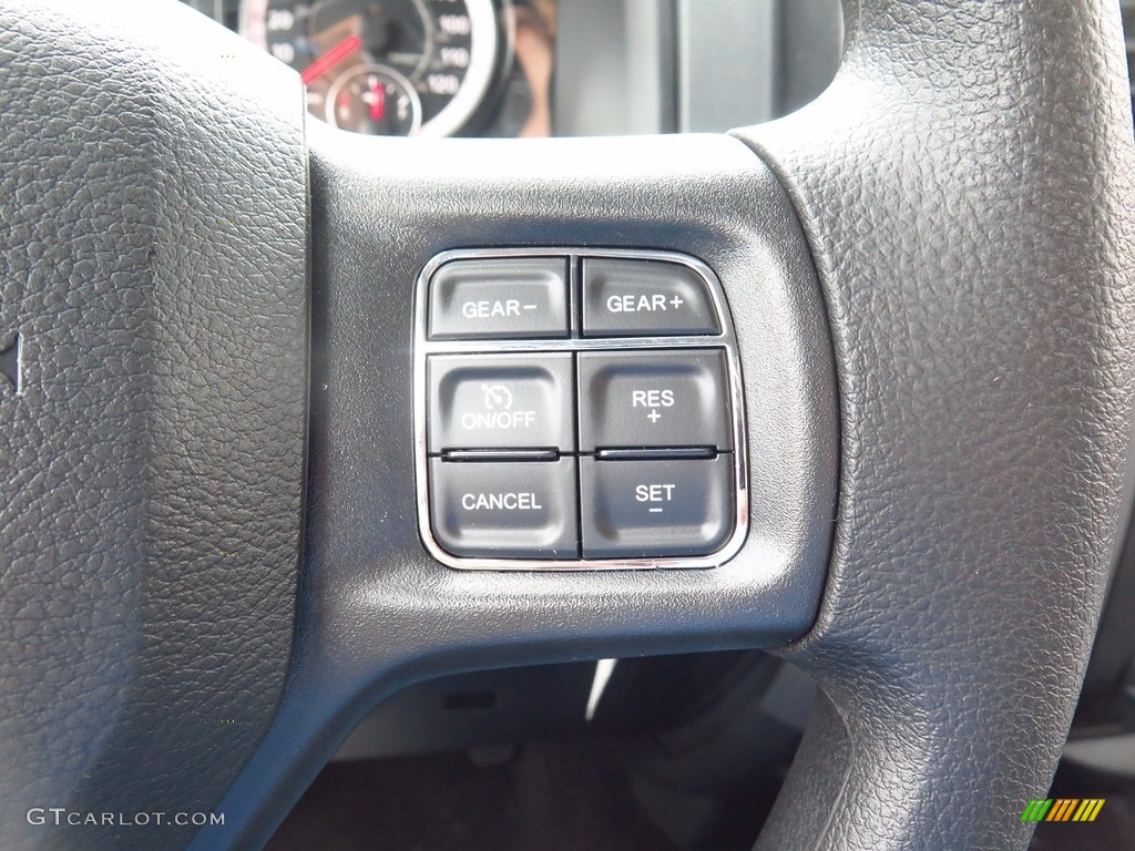 2017 1500 Tradesman Crew Cab 4x4 - Brilliant Black Crystal Pearl / Black/Diesel Gray photo #20