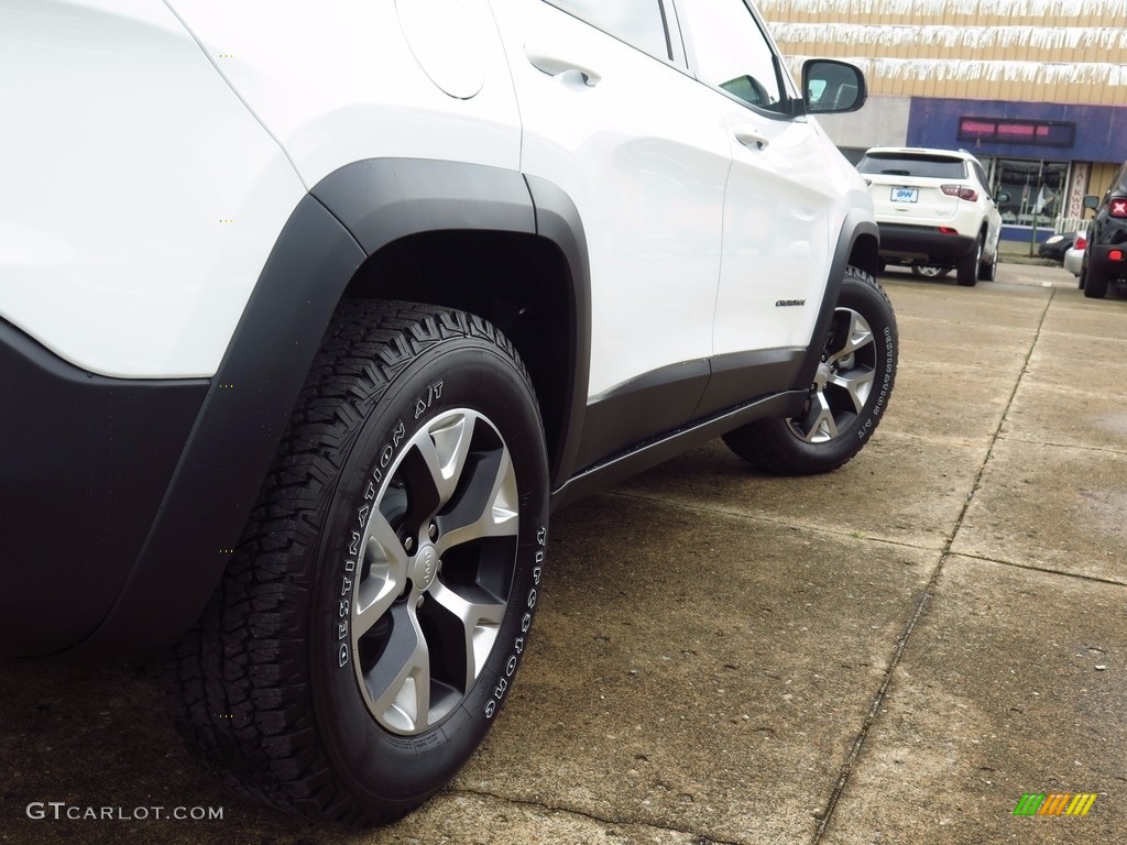 2017 Cherokee Trailhawk 4x4 - Bright White / Black photo #15