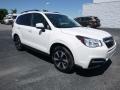Crystal White Pearl 2018 Subaru Forester 2.5i Limited