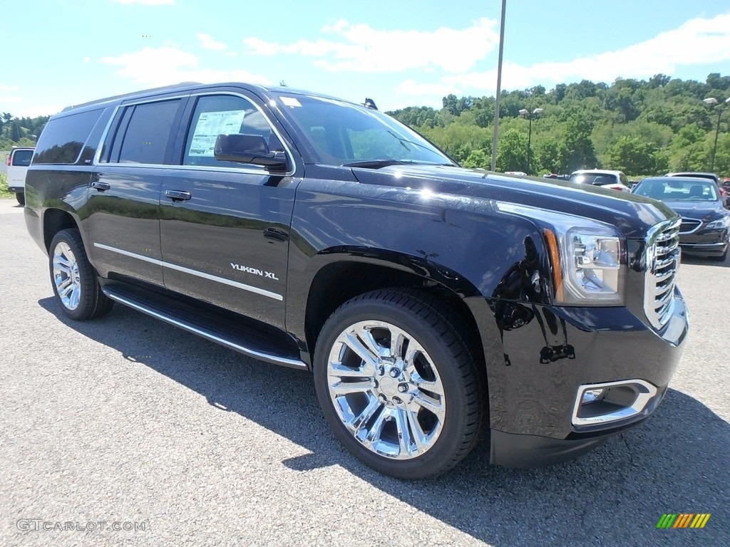 Onyx Black 2017 GMC Yukon XL SLT 4WD Exterior Photo #122088974
