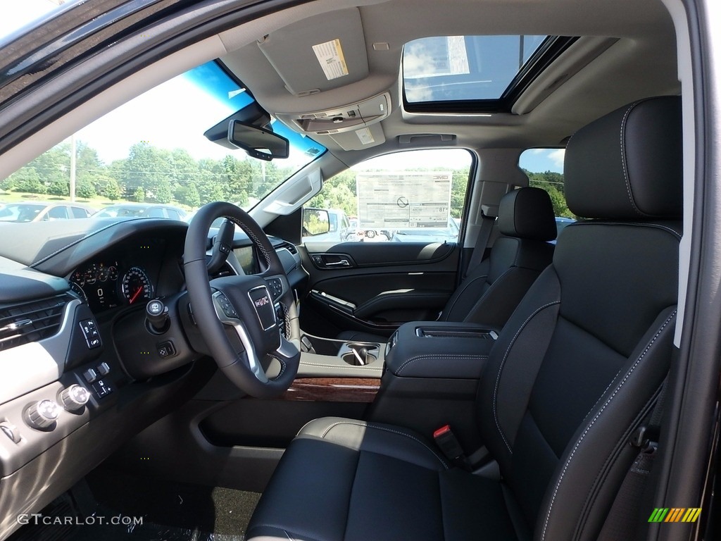 Jet Black Interior 2017 GMC Yukon XL SLT 4WD Photo #122089196