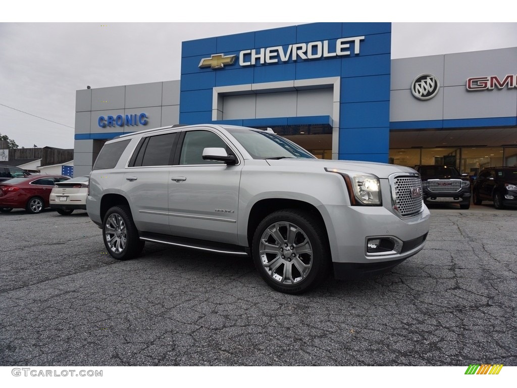 2017 Yukon Denali - Quicksilver Metallic / Jet Black photo #1