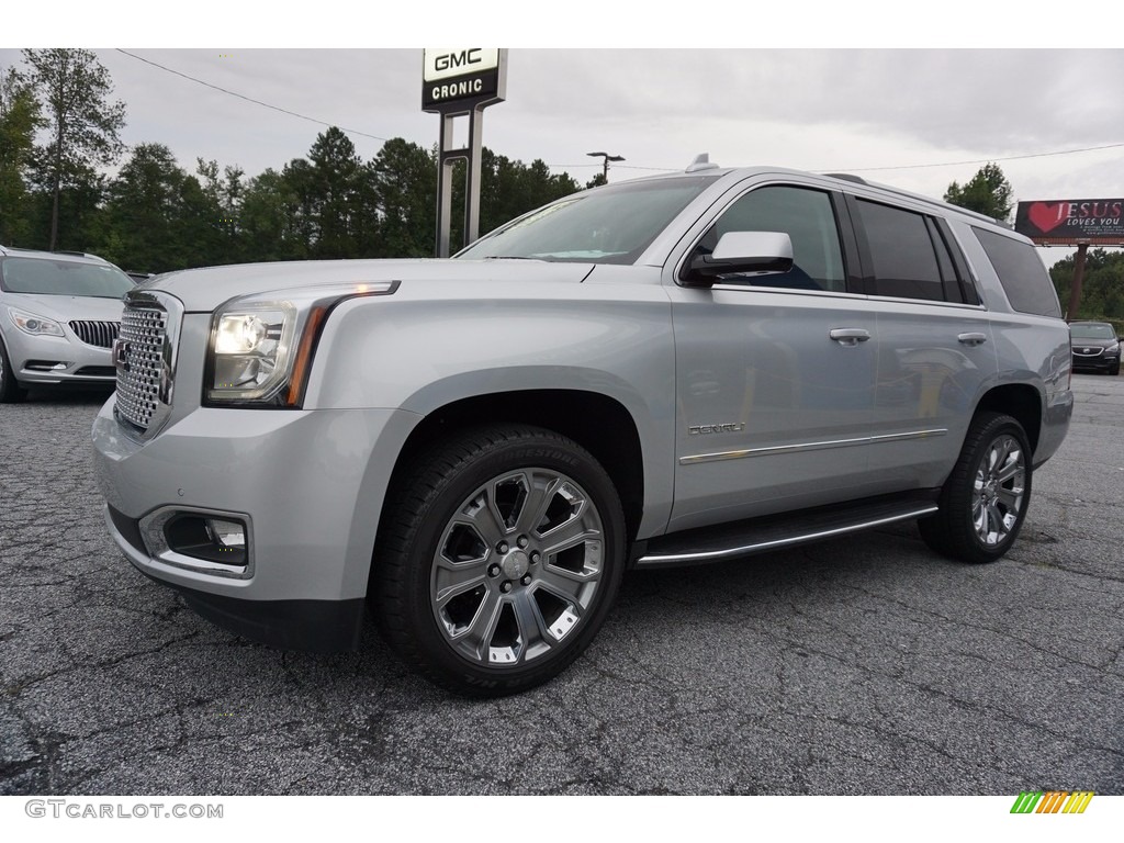 2017 Yukon Denali - Quicksilver Metallic / Jet Black photo #3