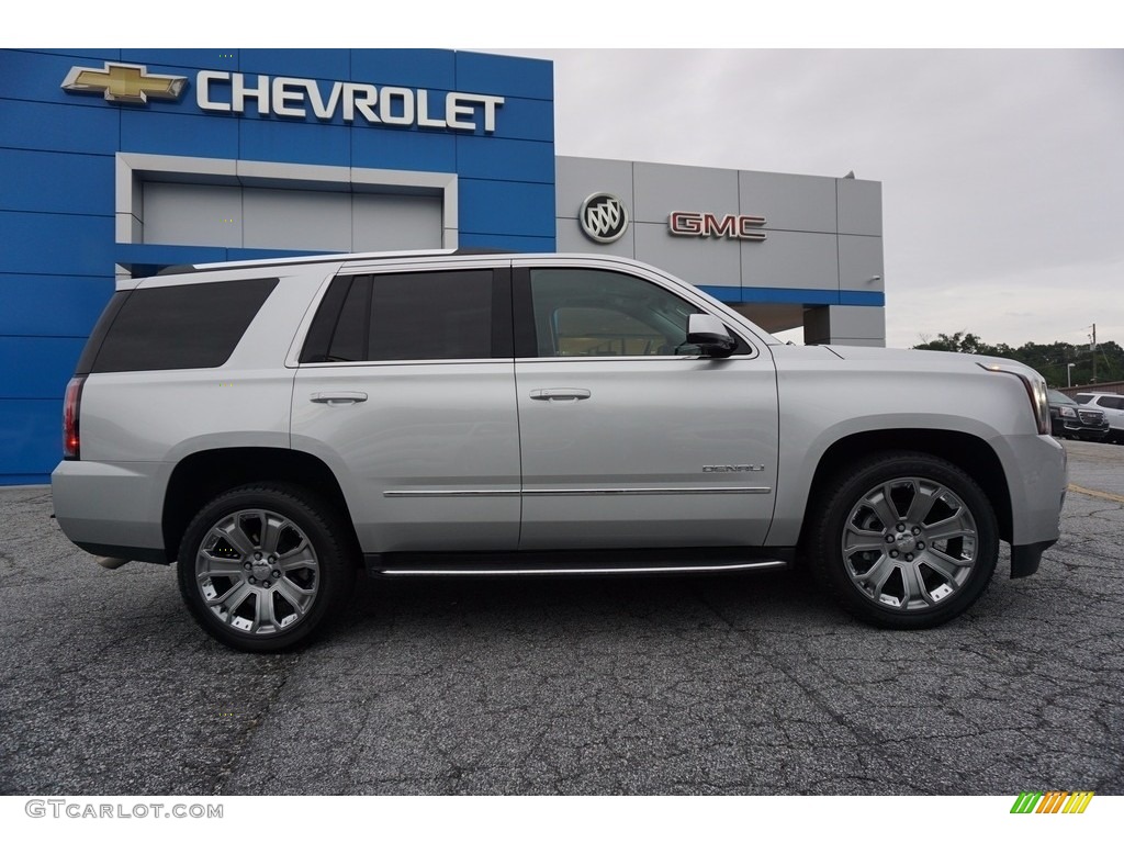 2017 Yukon Denali - Quicksilver Metallic / Jet Black photo #8