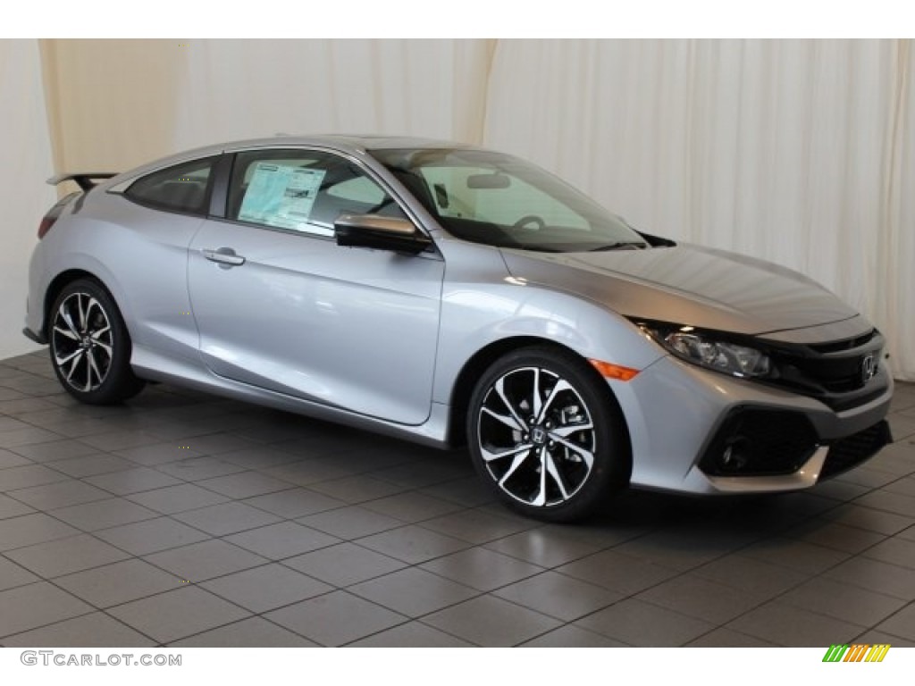 Lunar Silver Metallic 2017 Honda Civic Si Coupe Exterior Photo #122091356