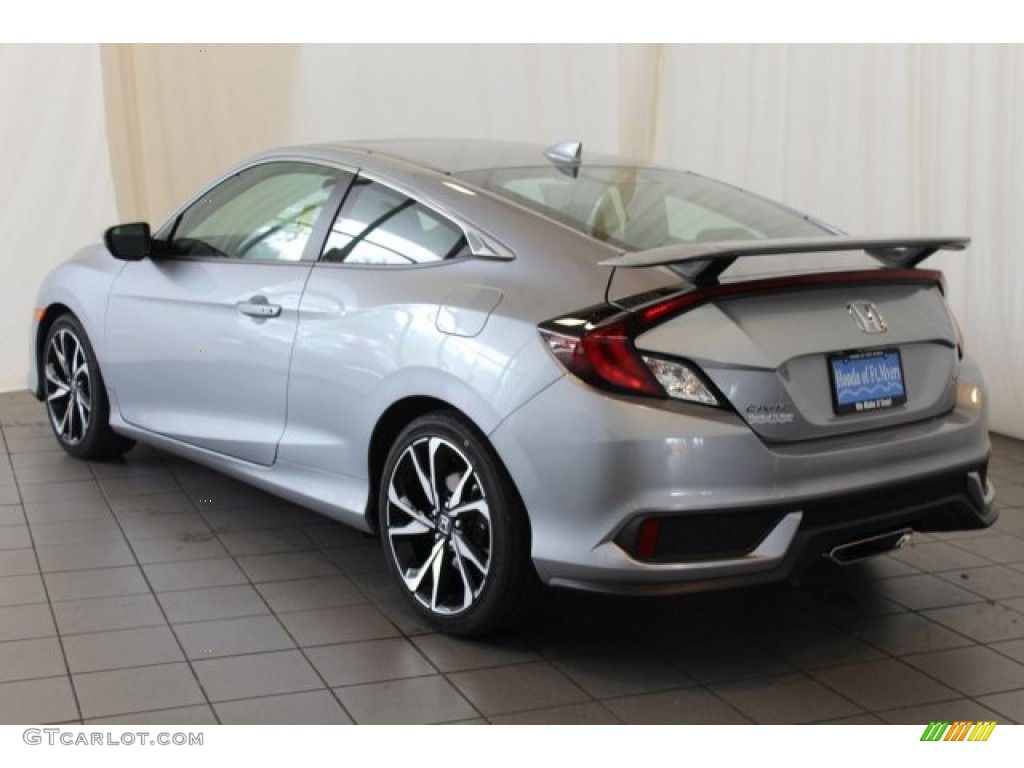 2017 Civic Si Coupe - Lunar Silver Metallic / Black photo #6