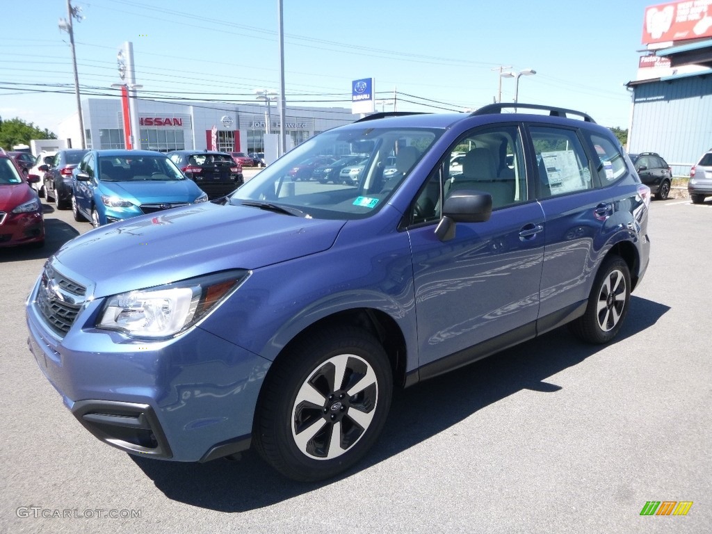 2018 Forester 2.5i - Quartz Blue Pearl / Platinum photo #8