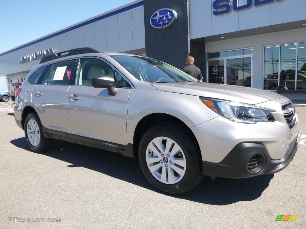 2018 Outback 2.5i - Tungsten Metallic / Ivory photo #1
