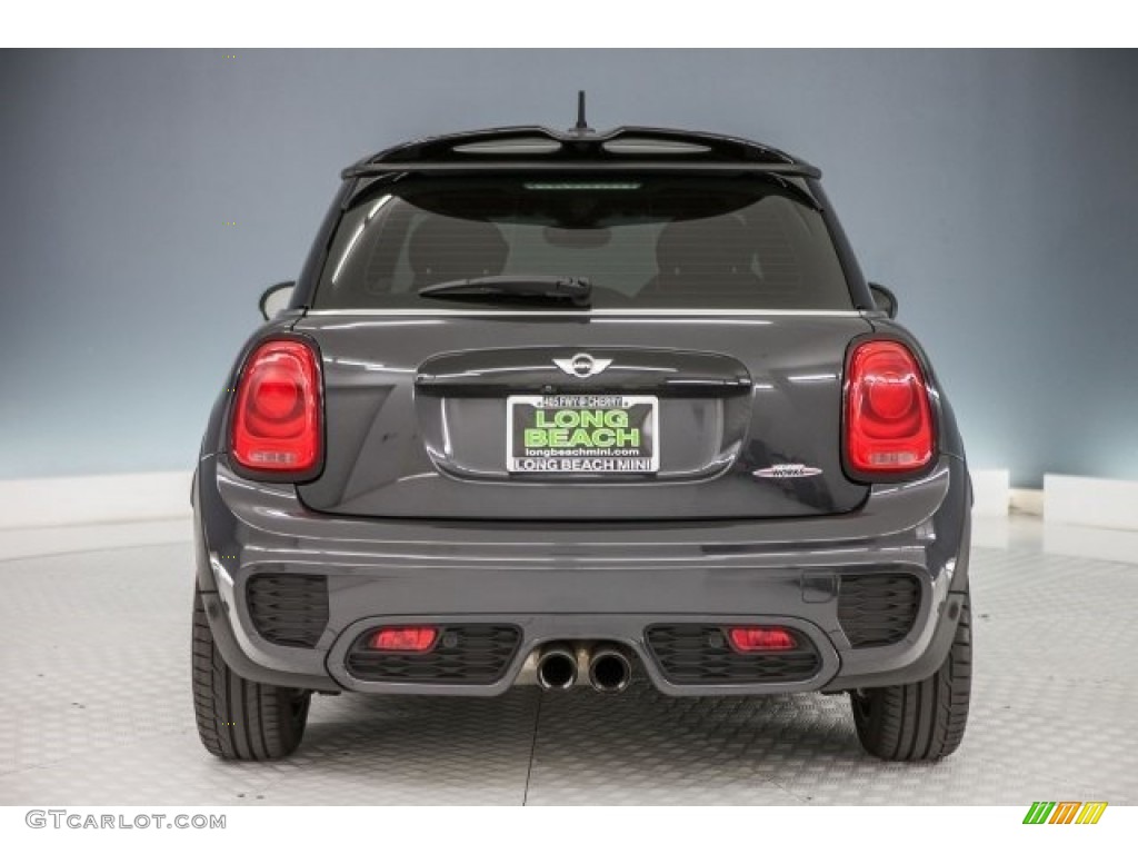 2015 Cooper John Cooper Works 2 Door - Thunder Gray Metallic / JCW Black/Carbon Black/Dinamica w/Red Accent photo #3