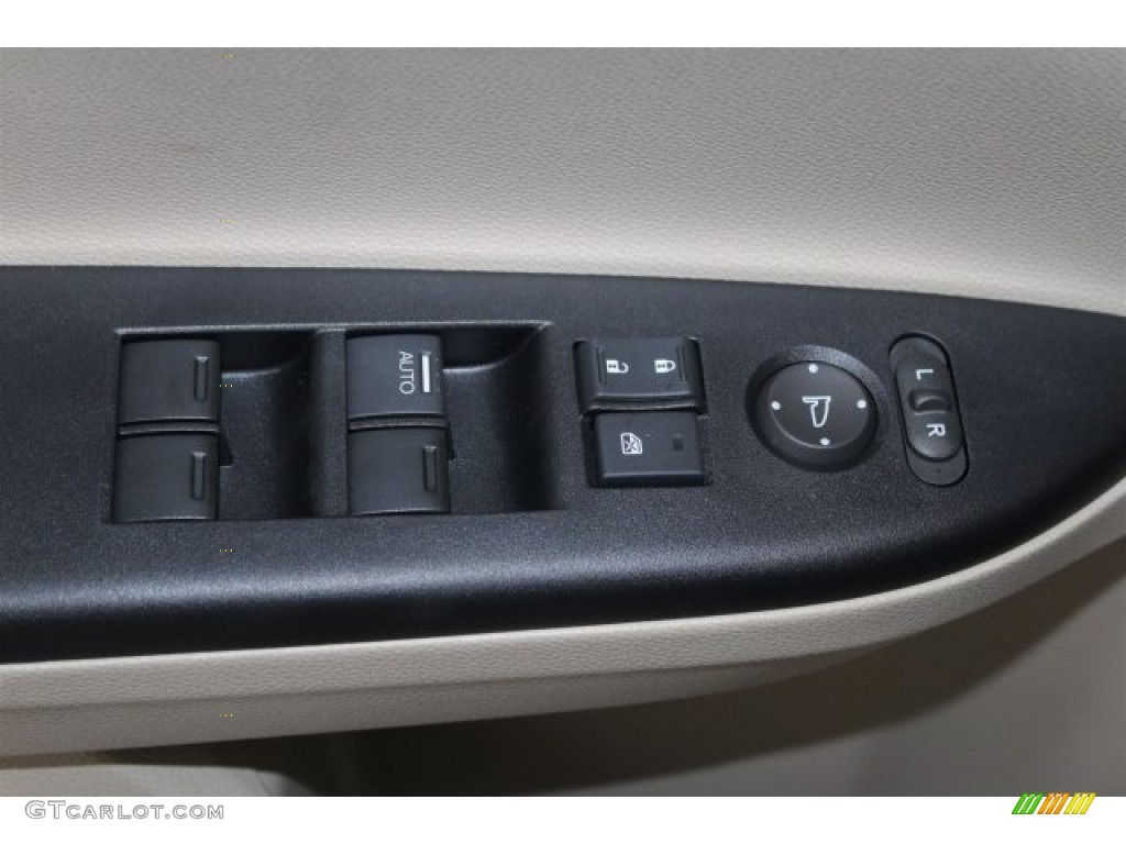 2017 Accord LX Sedan - Crystal Black Pearl / Ivory photo #8