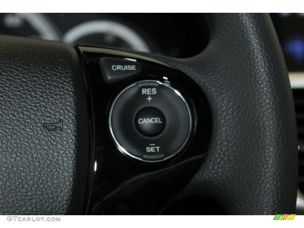 2017 Accord LX Sedan - Crystal Black Pearl / Ivory photo #13