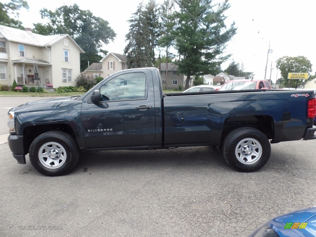 2017 Silverado 1500 WT Regular Cab 4x4 - Graphite Metallic / Dark Ash/Jet Black photo #4