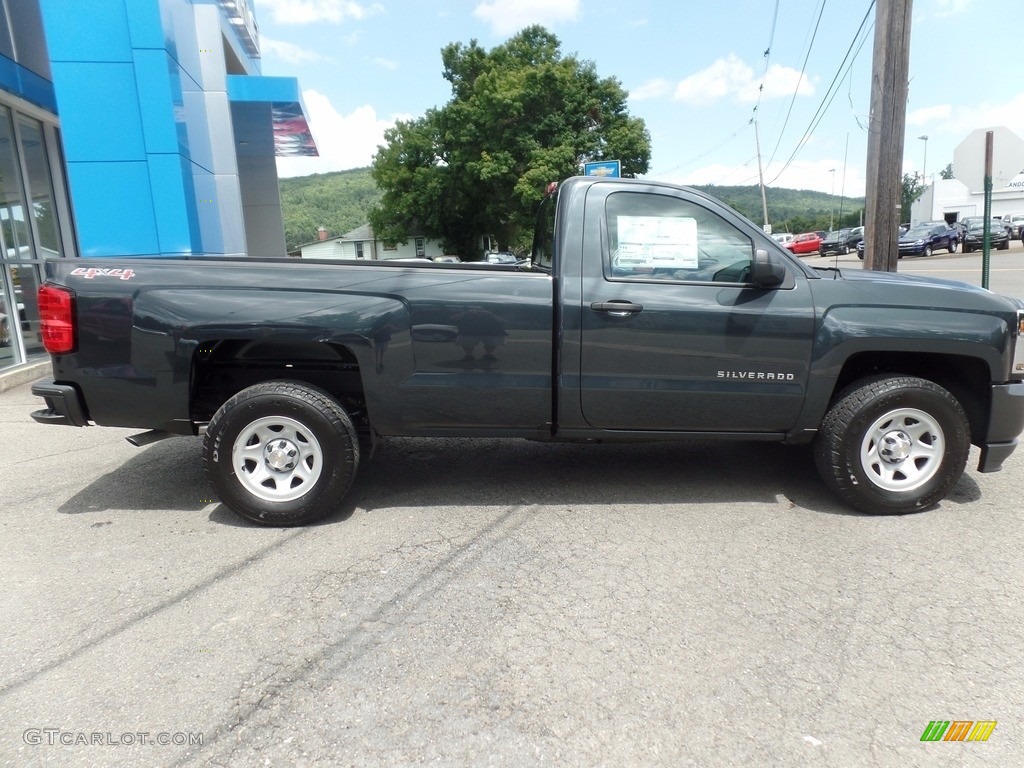 2017 Silverado 1500 WT Regular Cab 4x4 - Graphite Metallic / Dark Ash/Jet Black photo #8