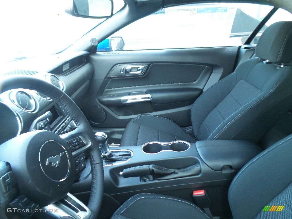 2017 Mustang V6 Convertible - Lightning Blue / Ebony photo #7