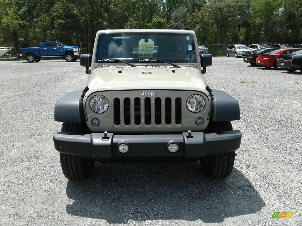 2017 Wrangler Unlimited Sport 4x4 - Gobi / Black photo #8