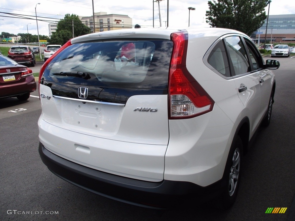 2014 CR-V LX AWD - White Diamond Pearl / Gray photo #5