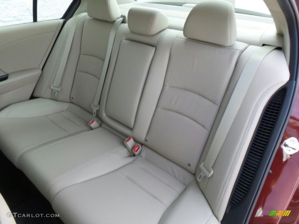 2017 Accord Hybrid EX-L Sedan - Crimson Pearl / Ivory photo #11