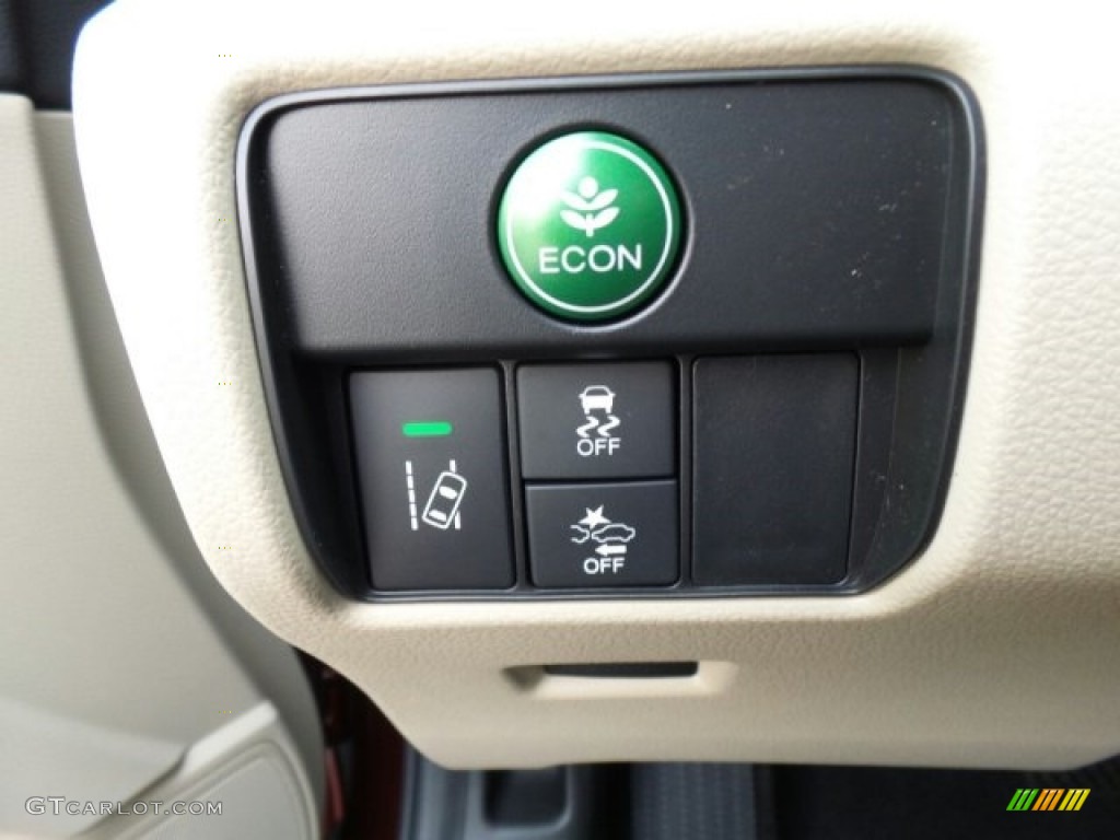 2017 Accord Hybrid EX-L Sedan - Crimson Pearl / Ivory photo #16