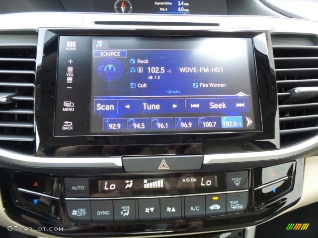 2017 Accord Hybrid EX-L Sedan - Crimson Pearl / Ivory photo #29