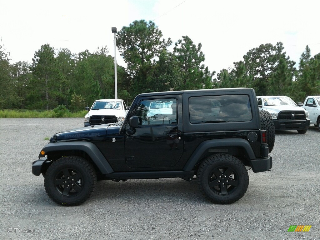 2017 Wrangler Big Bear Edition 4x4 - Black / Black photo #2