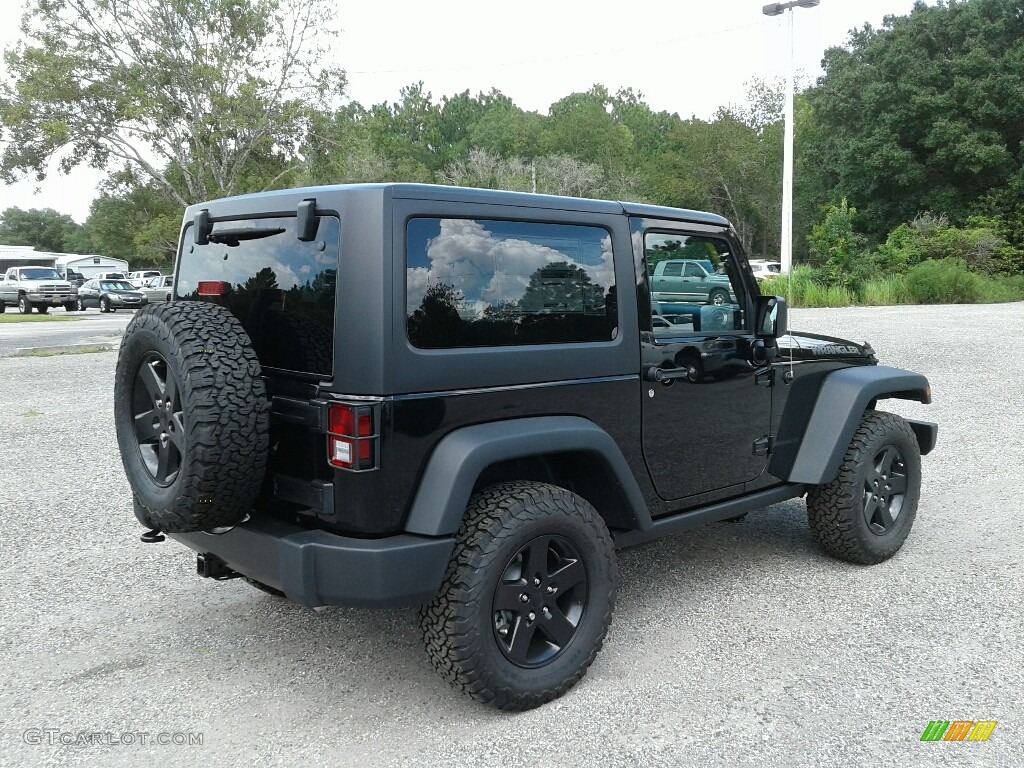 2017 Wrangler Big Bear Edition 4x4 - Black / Black photo #5