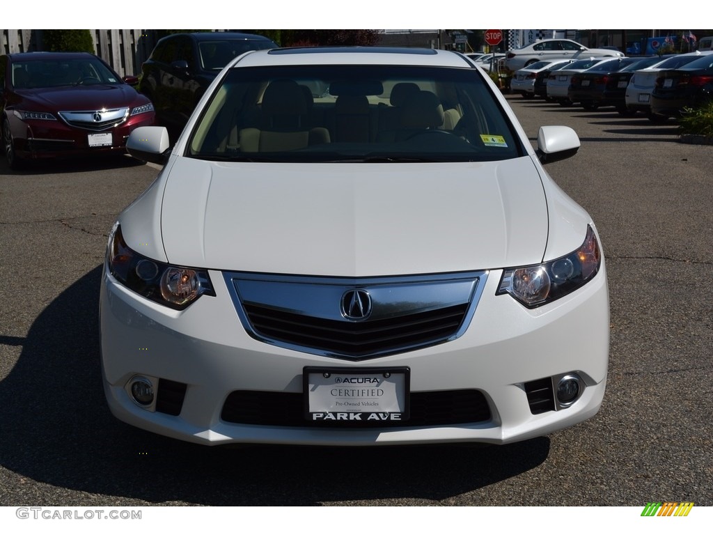 2013 TSX Technology - Bellanova White Pearl / Parchment photo #8